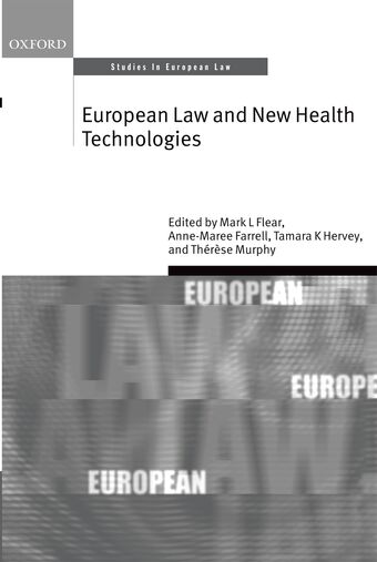 European Law and New Health Technologies book cover