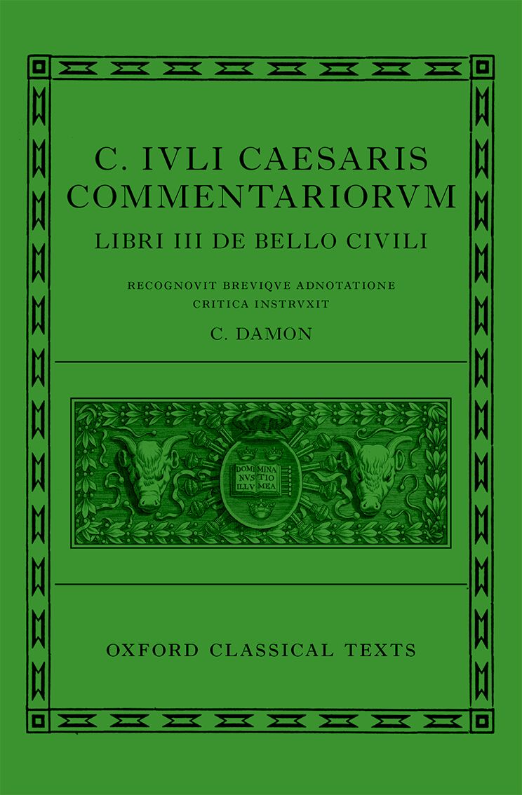 C. Iuli Caesaris commentarii de bello civili book cover