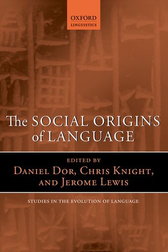 The Social Origins of Language book cover