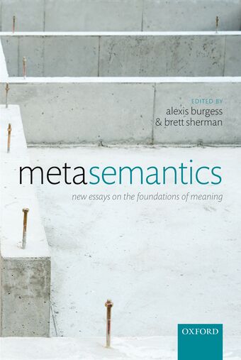 Metasemantics book cover