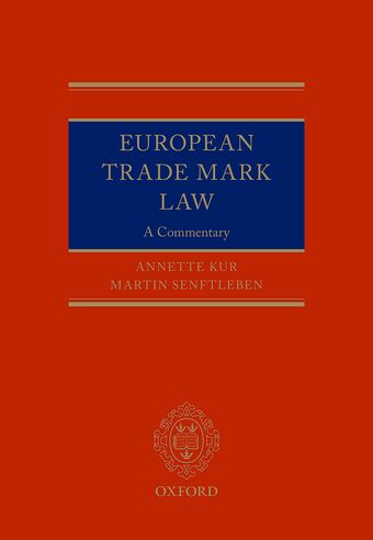 European Trade Mark Law book cover