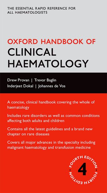 Oxford Handbook of Clinical Haematology book cover