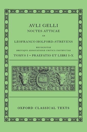 Aulus Gellius: Attic Nights, Preface and Books 1-10 book cover