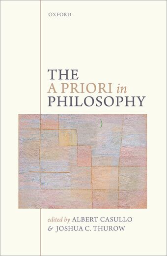 The A Priori in Philosophy book cover