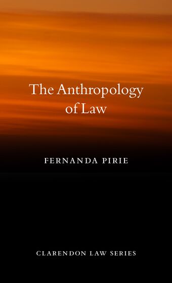 The Anthropology of Law book cover