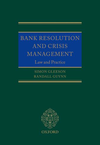 Bank Resolution and Crisis Management Law and Practice book cover