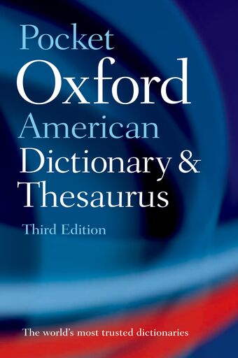 Pocket Oxford American Dictionary and Thesaurus book cover
