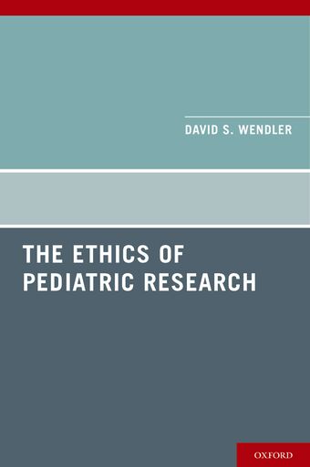 The Ethics of Pediatric Research book cover