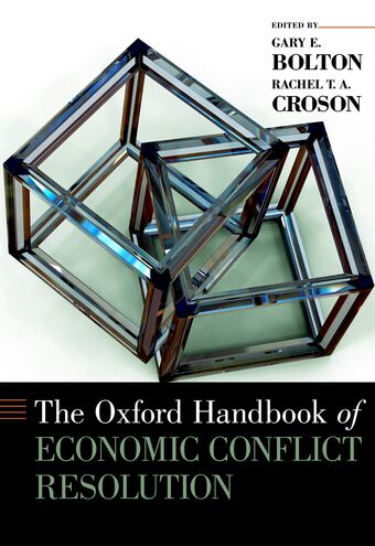 The Oxford Handbook of Economic Conflict Resolution book cover