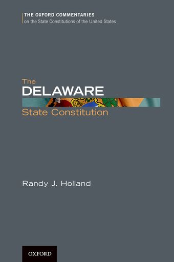 The Delaware State Constitution book cover