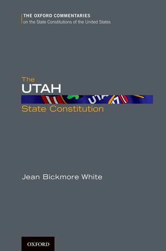 The Utah State Constitution book cover