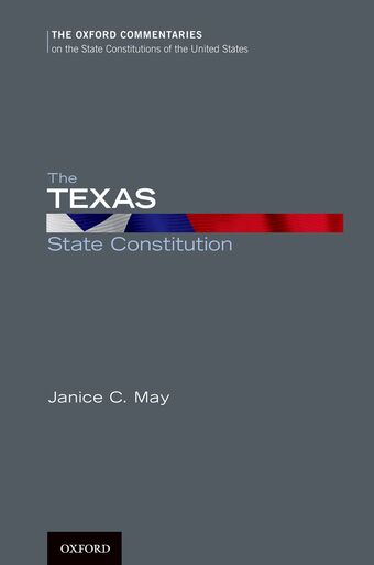 The Texas State Constitution book cover