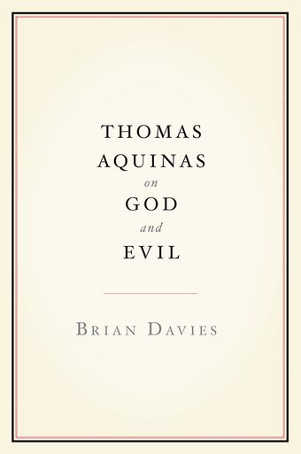 Thomas Aquinas on God and Evil book cover