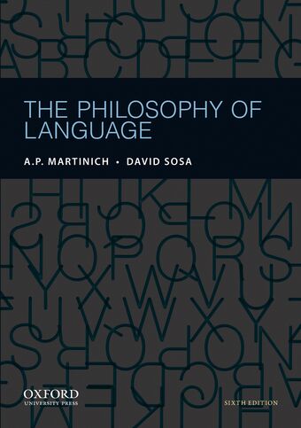The Philosophy of Language book cover