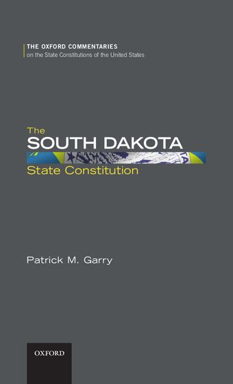 The South Dakota State Constitution book cover
