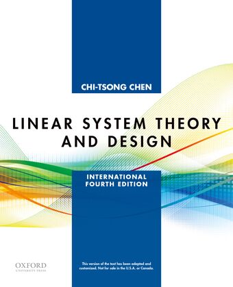 Linear System Theory and Design book cover