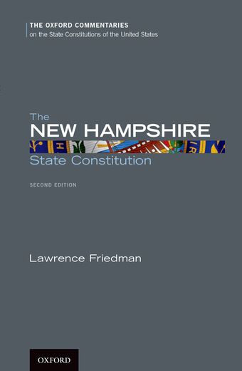 The New Hampshire State Constitution book cover