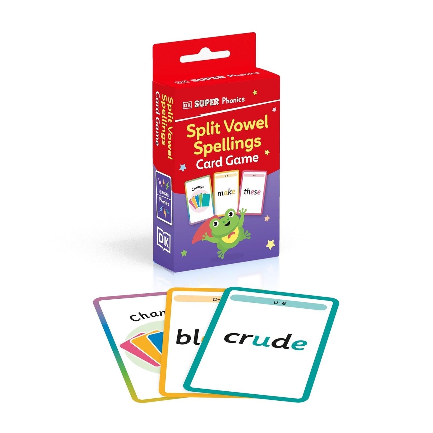 DK Super Phonics Split Vowel Spellings card game