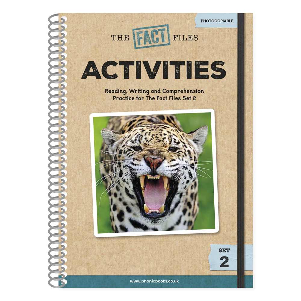 Phonic Books The Fact Files 2 Activities book cover