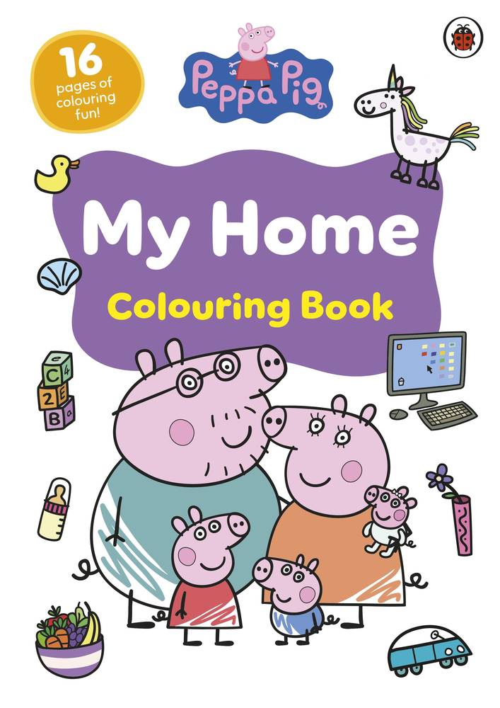 Peppa Pig: My Home Colouring Book book cover
