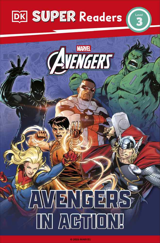 DK Super Readers Level 3 Marvel Avengers in Action book cover