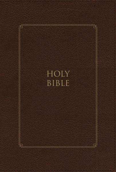 KJV Thompson Chain-reference Bible, Large Print, Red Letter, Thumb Indexed, Comfort Print (Brown)