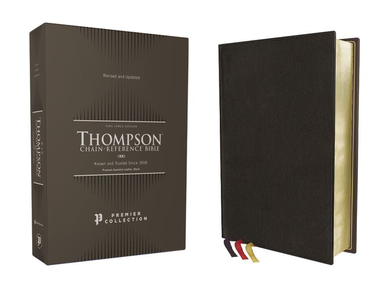 KJV, Thompson Chain-Reference Bible, Premier Collection, Art Gilded Edges, Black Letter, Comfort Print (Black)