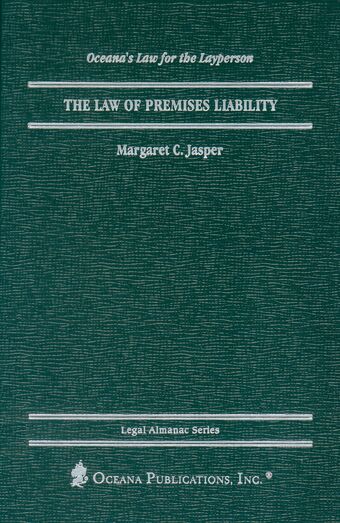The Law of Premises Liability book cover