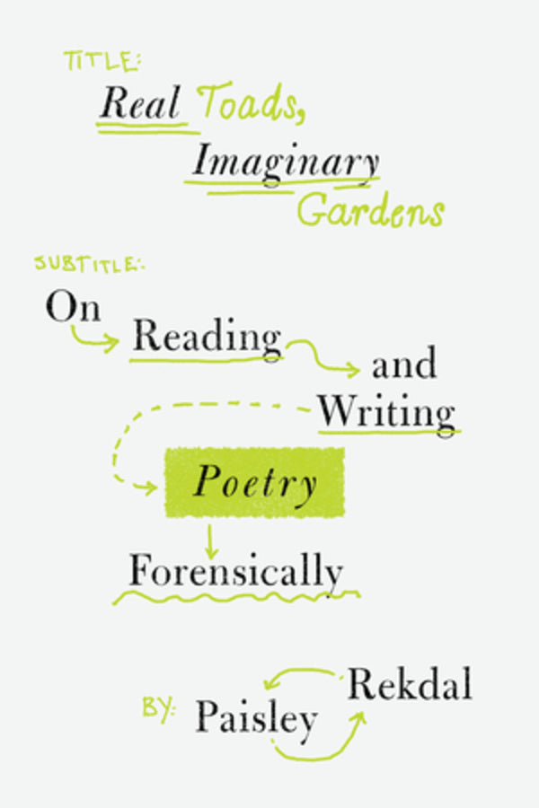 Real Toads, Imaginary Gardens: On Reading and Writing Poetry Forensically cover
