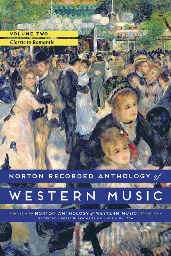 Norton Recorded Anthology Of Western Music 7E Volume 2 MP3 DVD cover