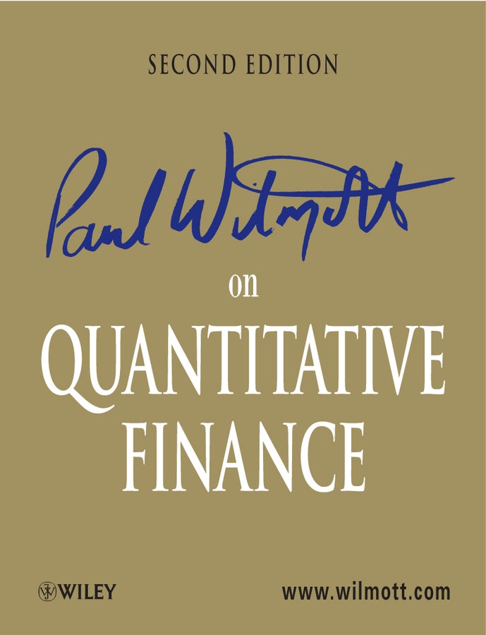 Paul Wilmott on Quantitative Finance, 3 Volume Set cover