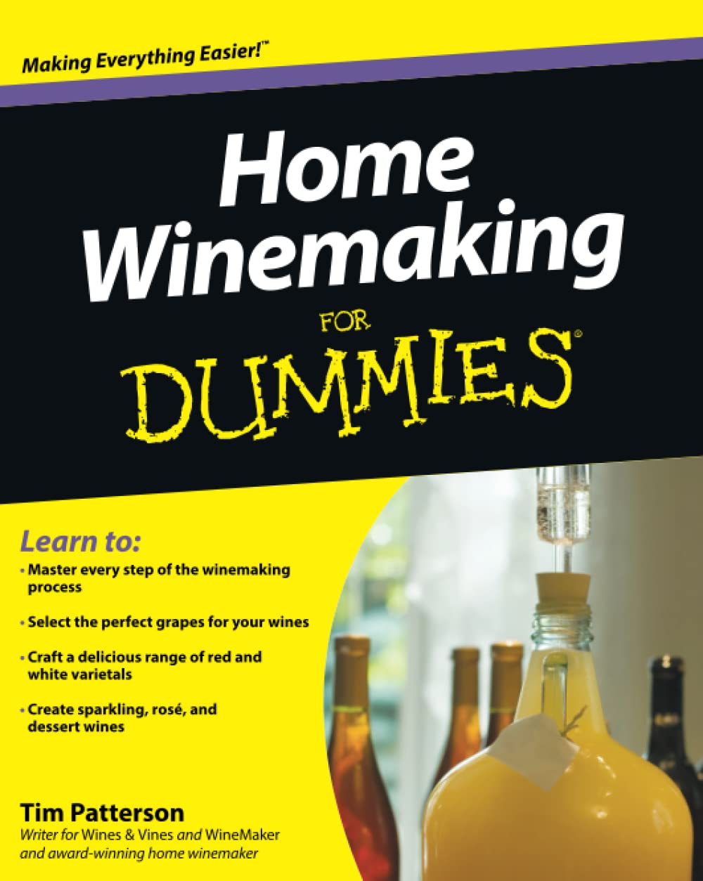 Home Winemaking For Dummies cover