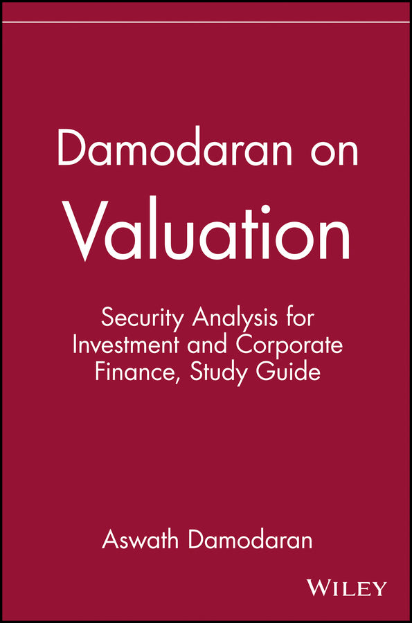 Damodaran on Valuation, Study Guide: Security Analysis for Investment and Corporate Finance cover