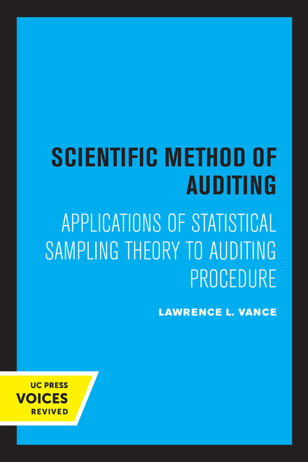 Scientific Method for Auditing: Applications of Statistical Sampling Theory to Auditing Procedure cover