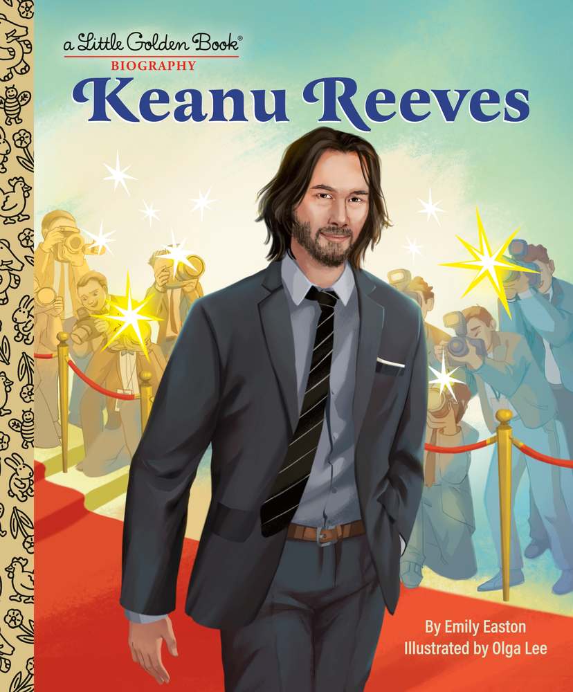 Keanu Reeves: A Little Golden Book Biography book cover