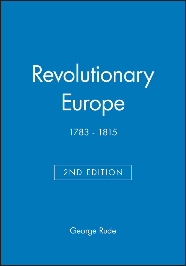 Blackwell Classic Histories of Europe cover