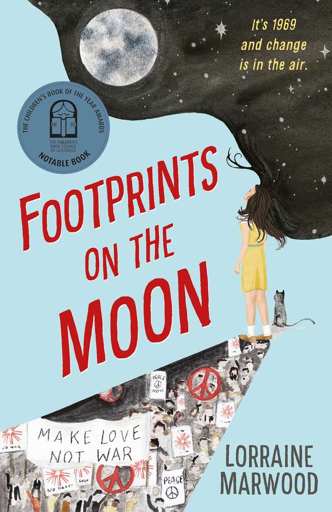 Footprints on the Moon book cover