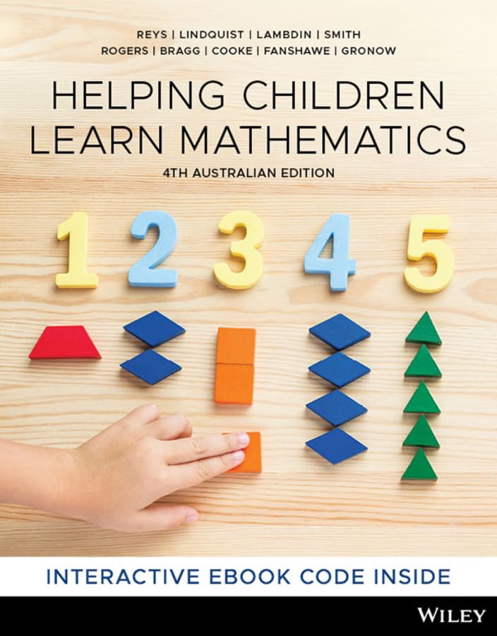 Helping Children Learn Mathematics, 4th Australian Edition cover