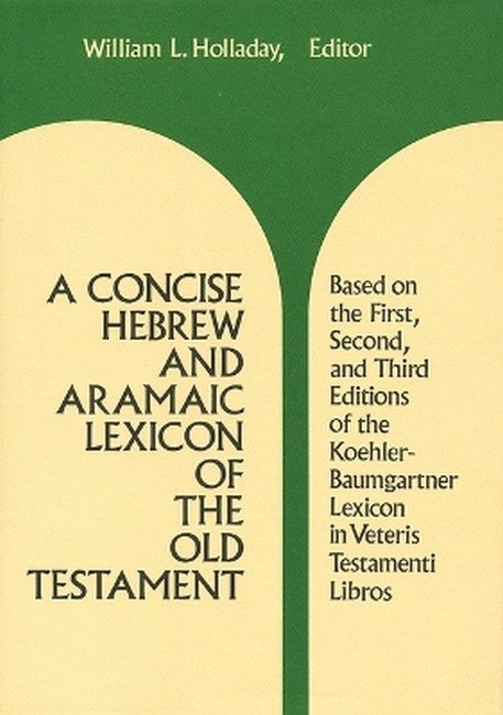 Concise Hebrew and Aramaic Lexicon of the Old Testament cover