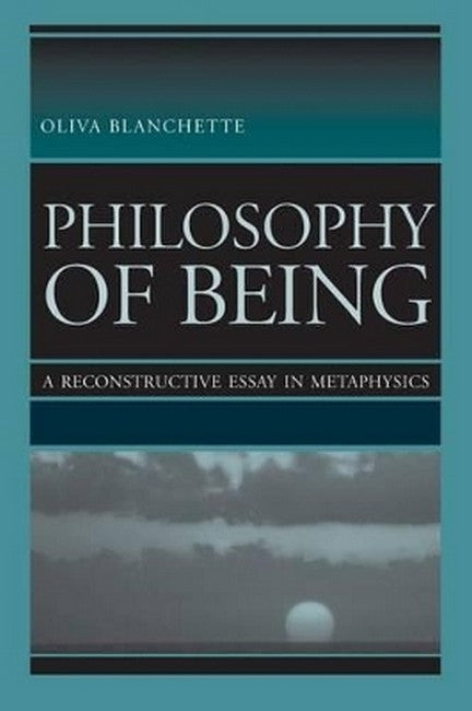 Philosophy of Being cover
