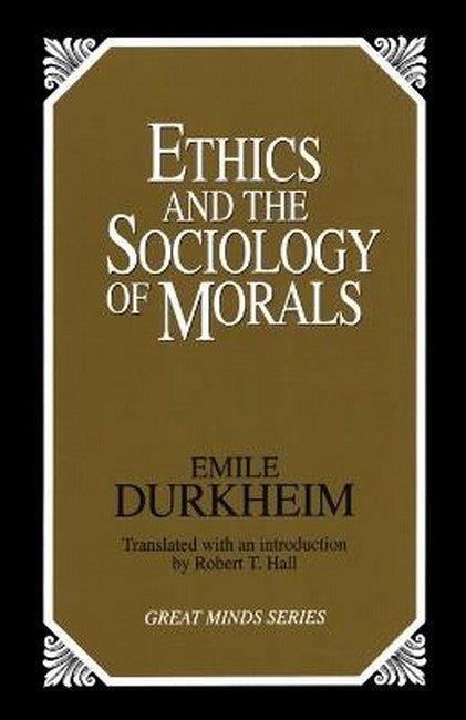 Ethics and the Sociology of Morals cover