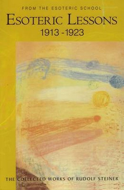 Esoteric Lessons 1913-1923 cover