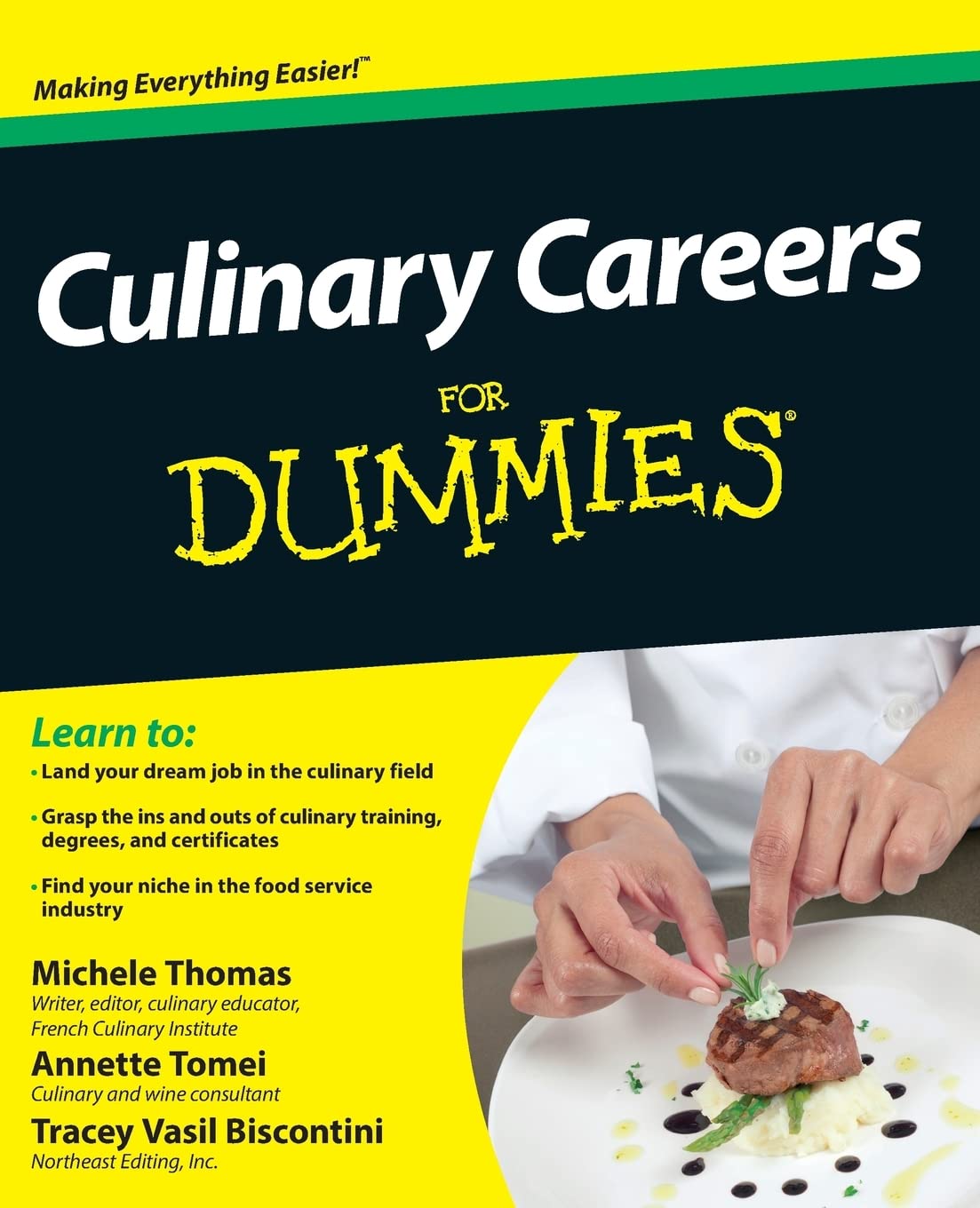 Culinary Careers For Dummies cover