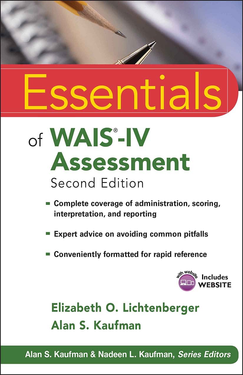 Essentials of Psychological Assessment cover