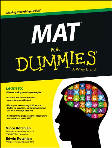 MAT For Dummies cover