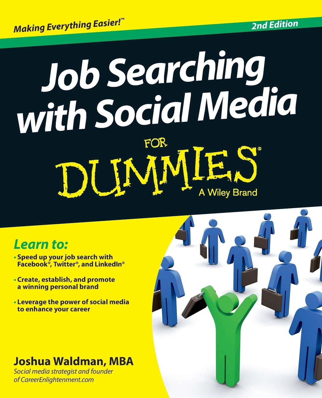 Job Searching with Social Media For Dummies cover