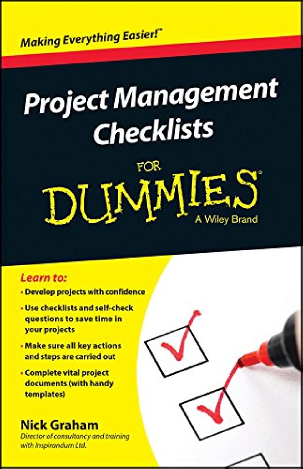 Project Management Checklists For Dummies cover