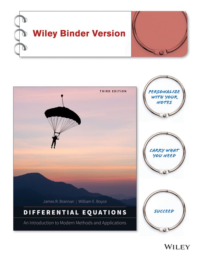 Differential Equations: An Introduction to Modern Methods and Applications cover
