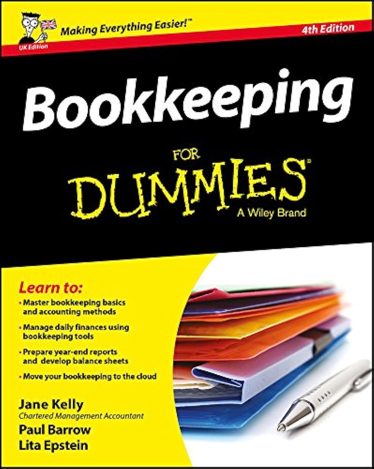 Bookkeeping For Dummies, UK Edition cover