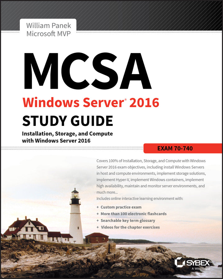 MCSA Windows Server 2016 Study Guide: Exam 70-740 cover